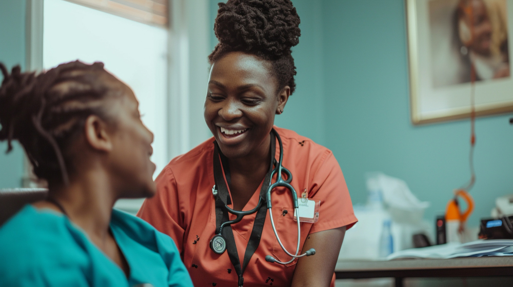 Sex workers receiving healthcare support